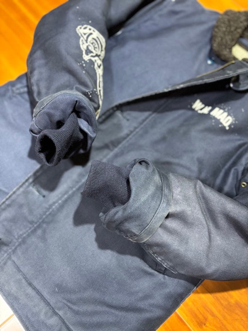 WEIRDO ウィアード N-1 デッキジャケット ネイビー Ｌサイズ