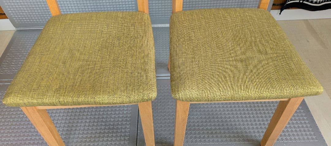 ダイニングチェア　2脚セット　リビングチェア　美品　イス