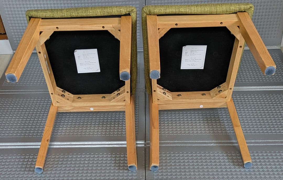 ダイニングチェア　2脚セット　リビングチェア　美品　イス