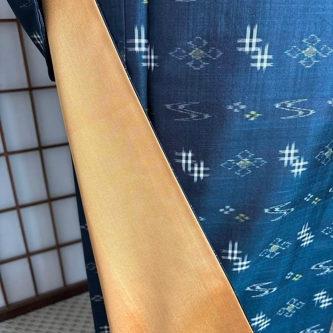 琉球絣　青緑　しつけ付き