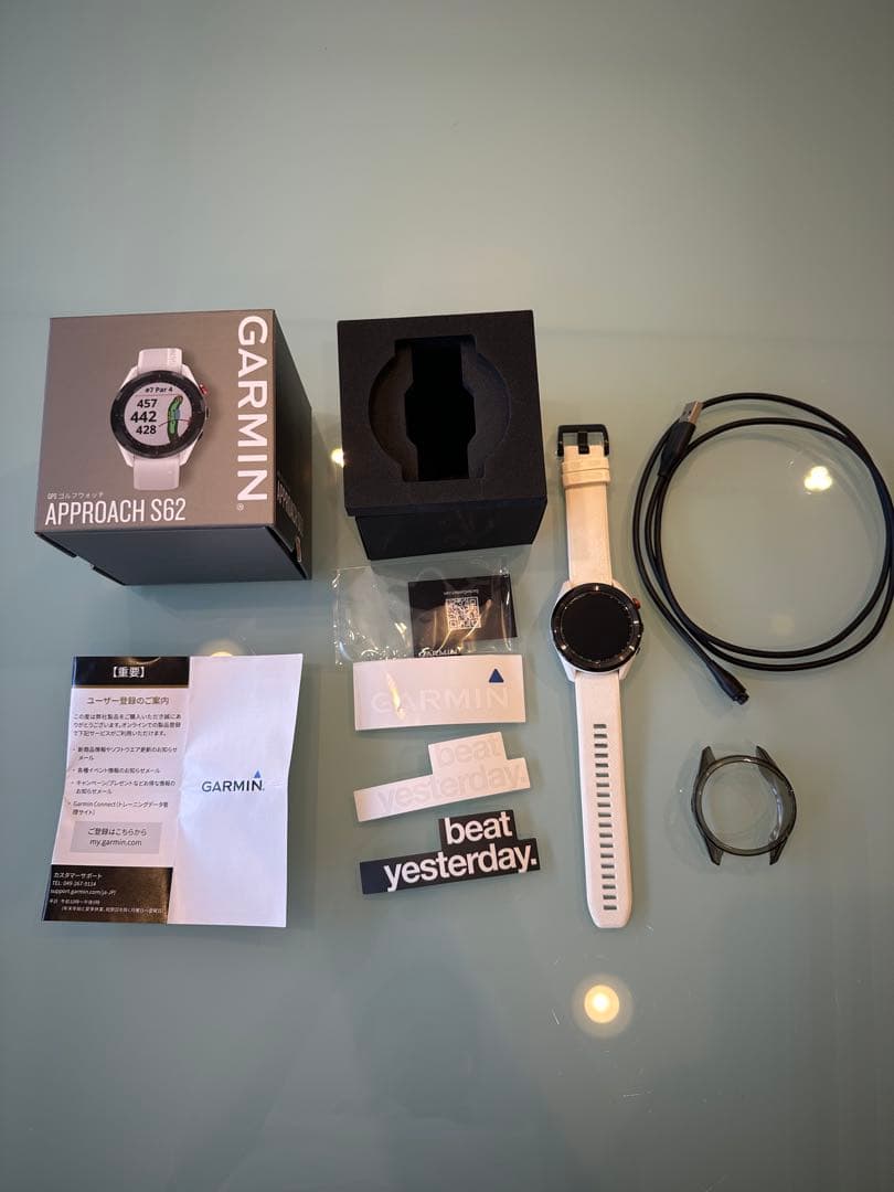 GARMIN Approach S62 ホワイト GPSゴルフウォッチ