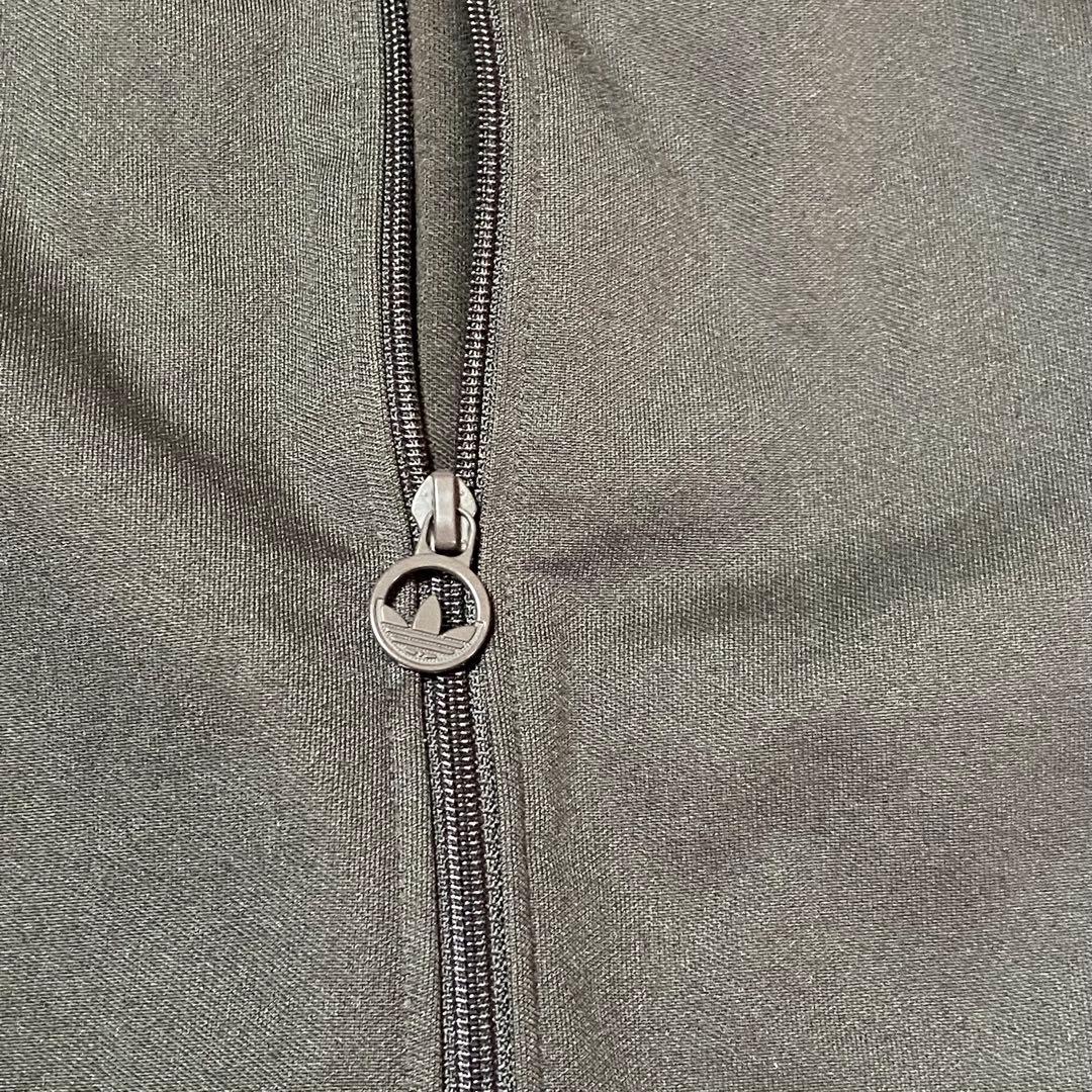 【希少】アディダス トラックジャケット 茶色×水色 ヨーロッパTT M サイズ