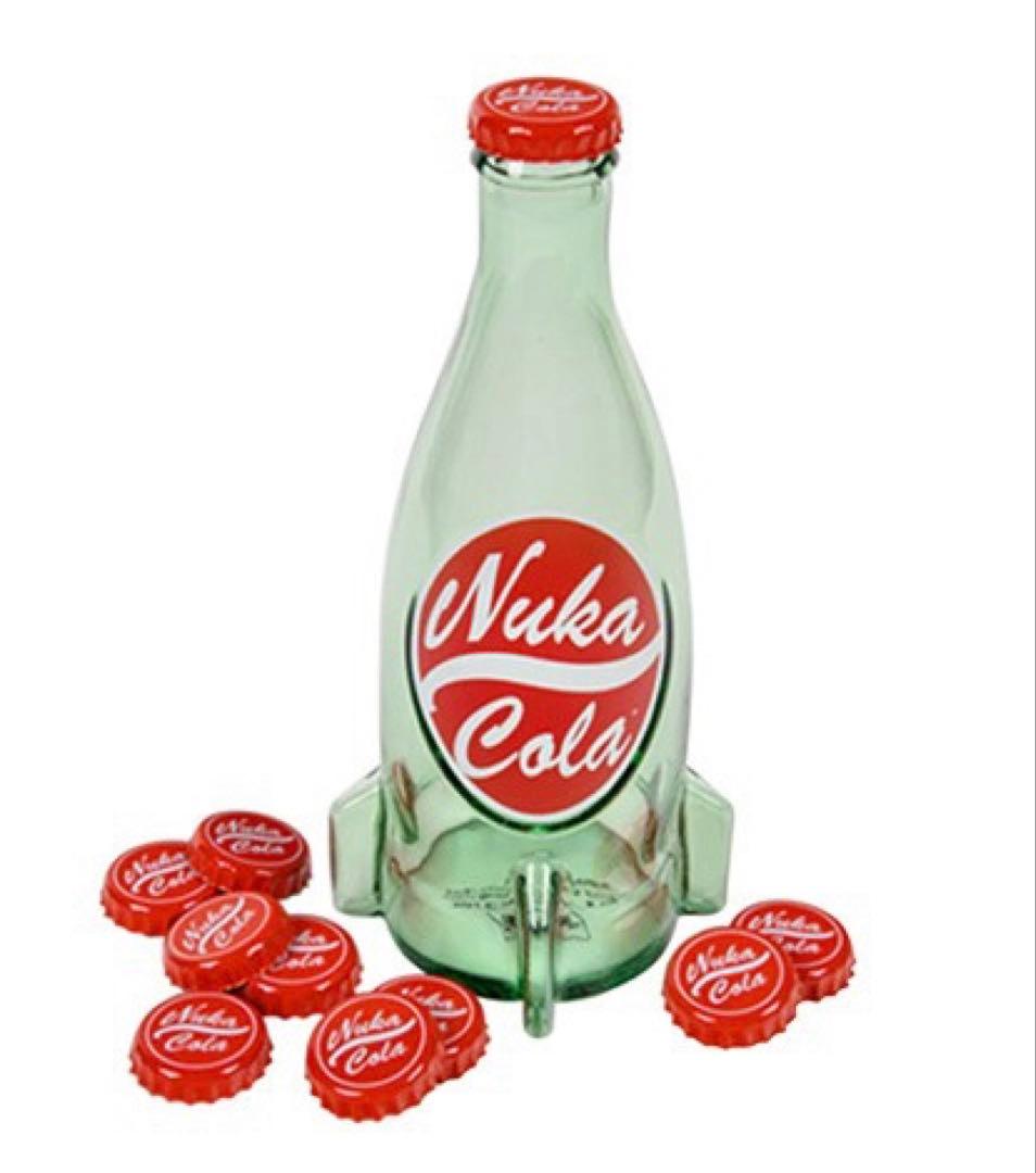 新品未開封 Fallout ヌカ・コーラ グラスボトル＆キャップ 瓶 公式グッズ