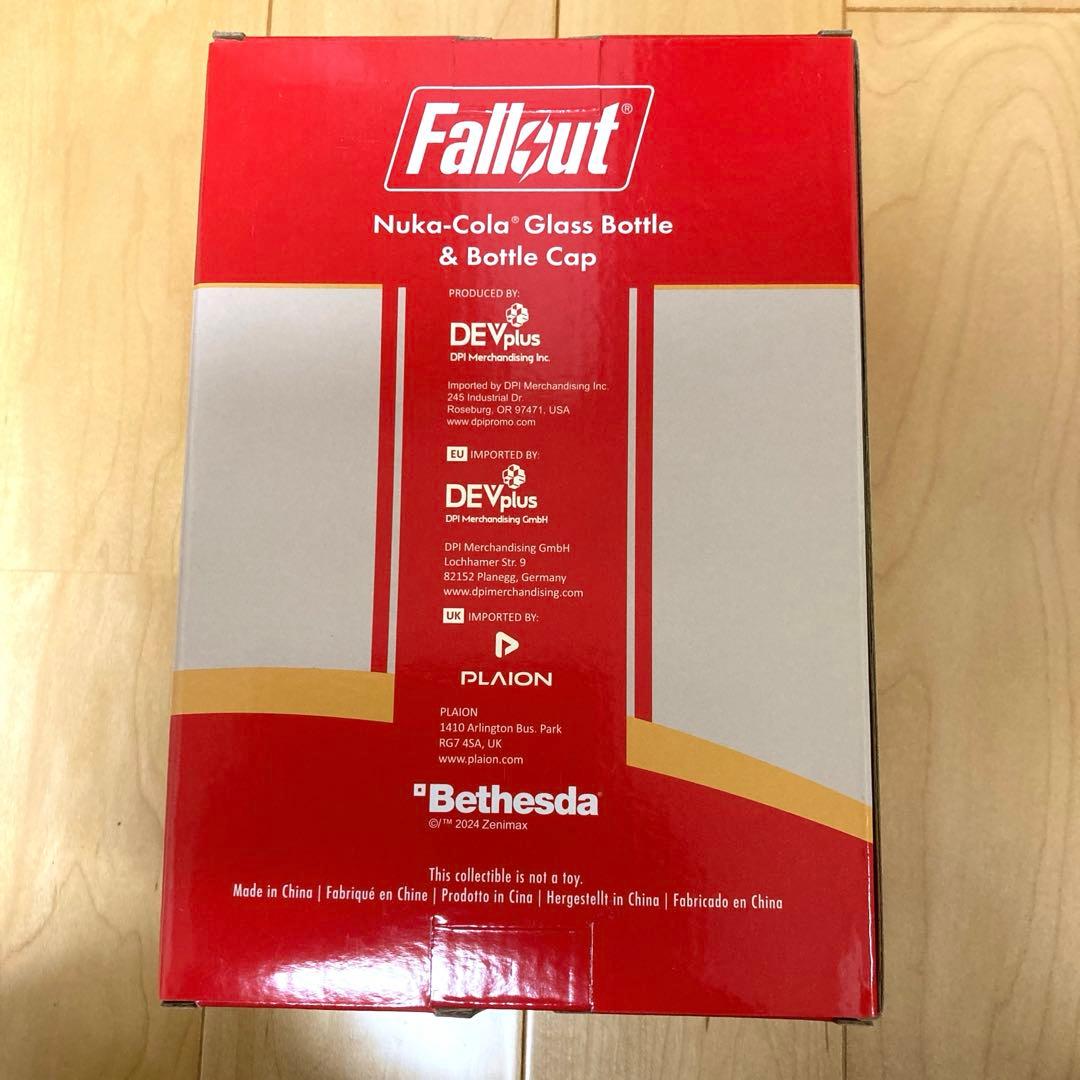 新品未開封 Fallout ヌカ・コーラ グラスボトル＆キャップ 瓶 公式グッズ