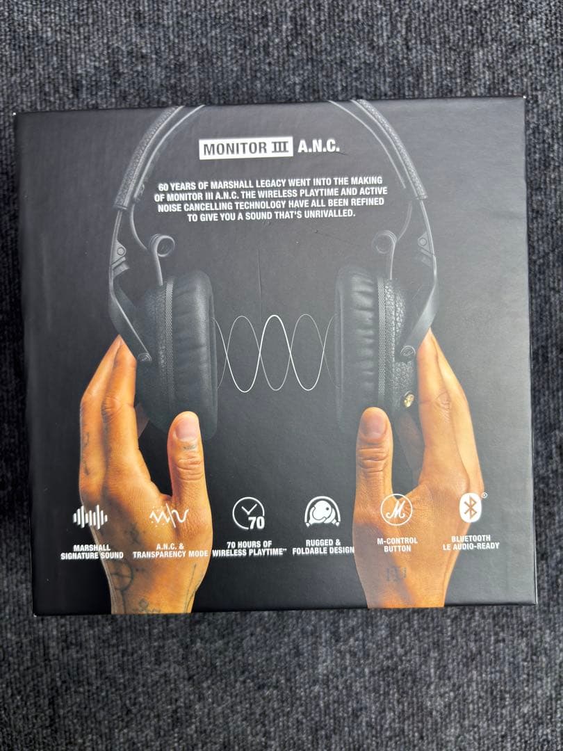 ブルートゥースヘッドホン ブラック Monitor III ANC Black