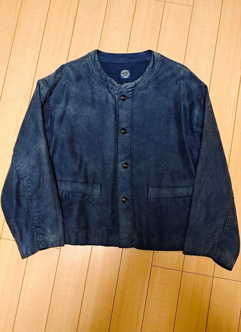 ジャケット・アウター PORTER CLASSIC MOLESKIN NO-COLLOR JACKET
