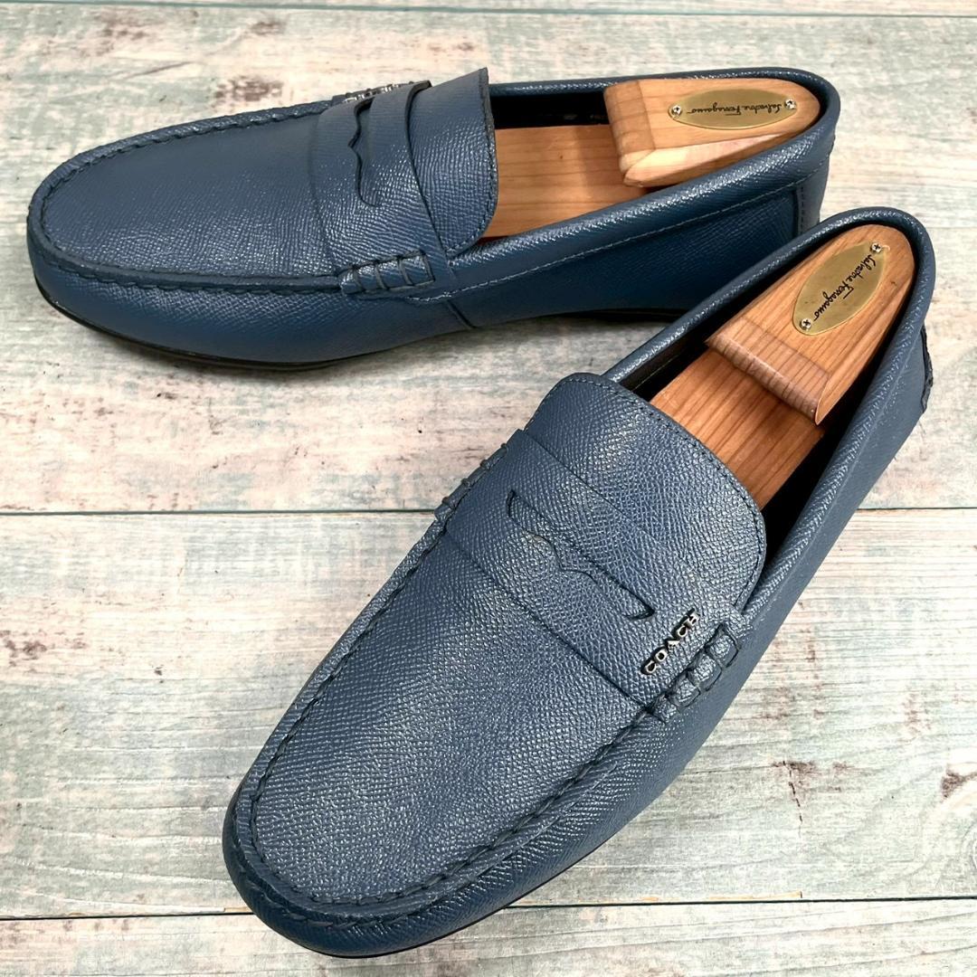 超美品 COACH MOTT D ドライビングシューズ 26cm