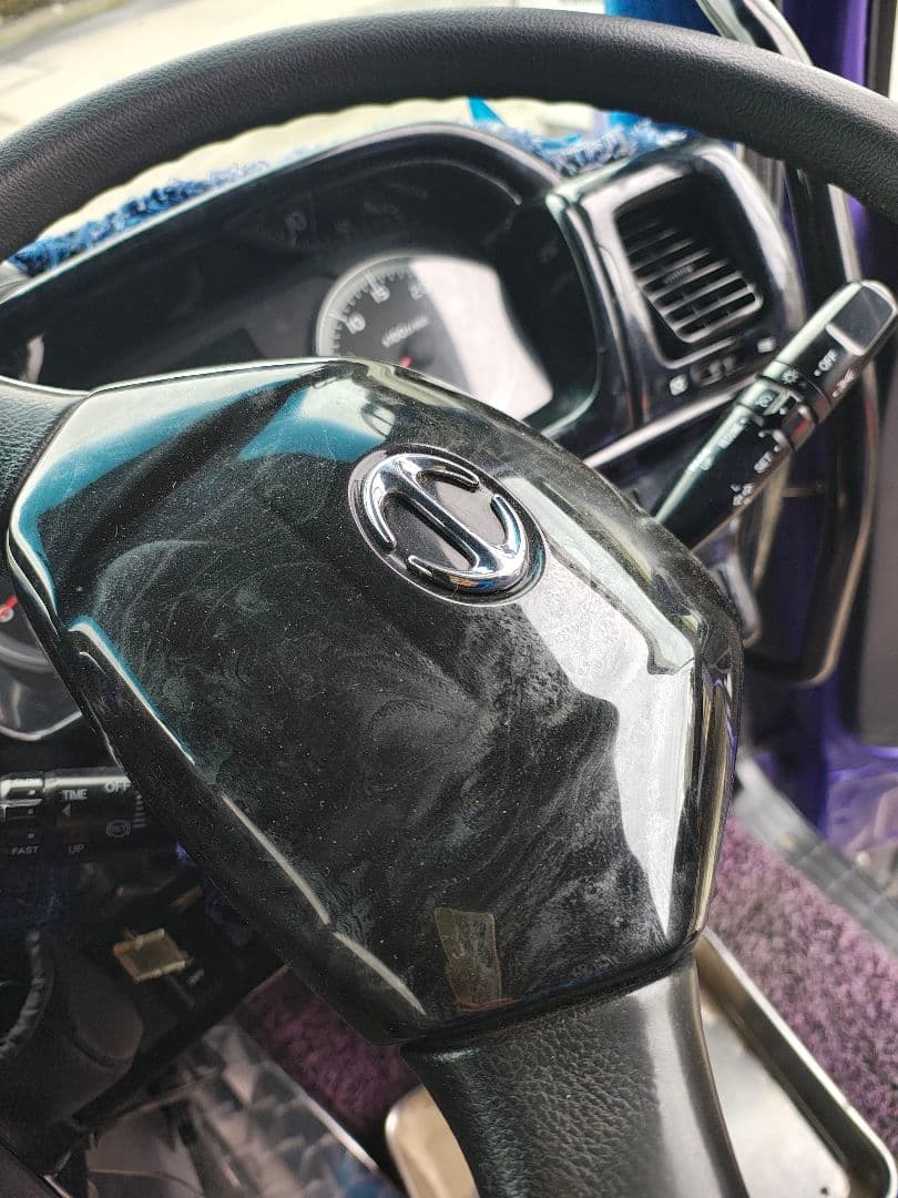 日野グランドプロフィア　内装パネル　ブラック木目