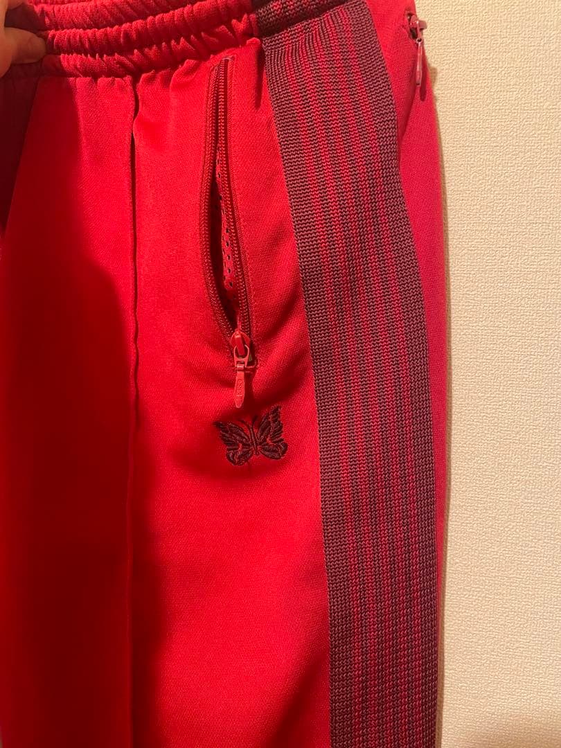 needles ストレートトラックパンツ　赤　M