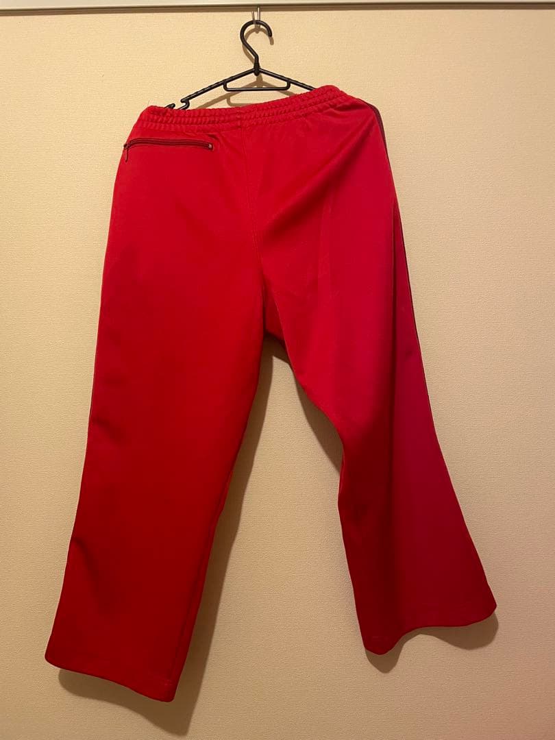 needles ストレートトラックパンツ　赤　M