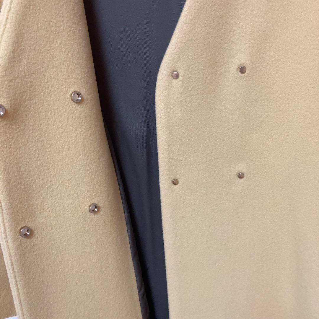 ナチュラルビューティーbasic、MANTECO ノーカラーのVコート