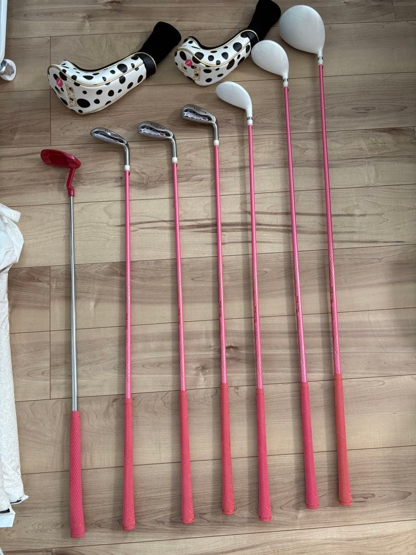 Venere Venus's Kiss ゴルフバッグ ピンク　ゴルフクラブ6本