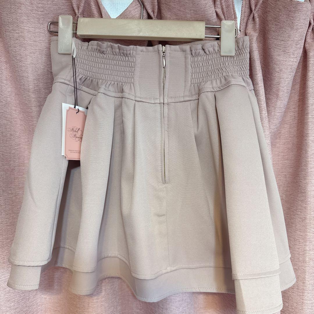 殿堂入り!!美脚になれるスカート♡（インナーパンツ付） くすみピンク M