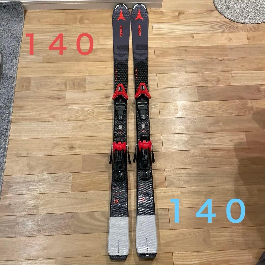 ジュニアスキー　HOTWAX済み 室内保管 ATOMIC スキー１４０