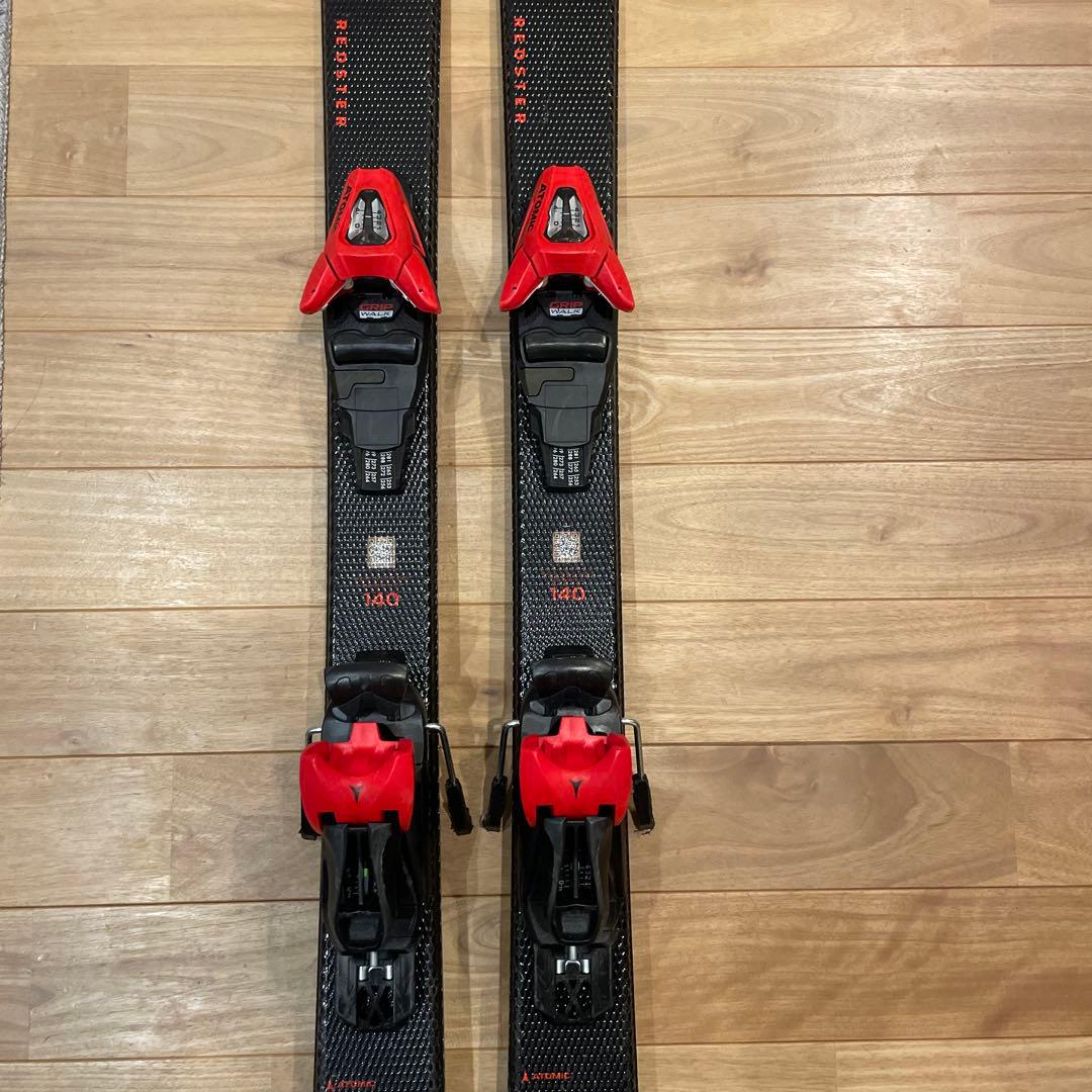 ジュニアスキー　HOTWAX済み 室内保管 ATOMIC スキー１４０