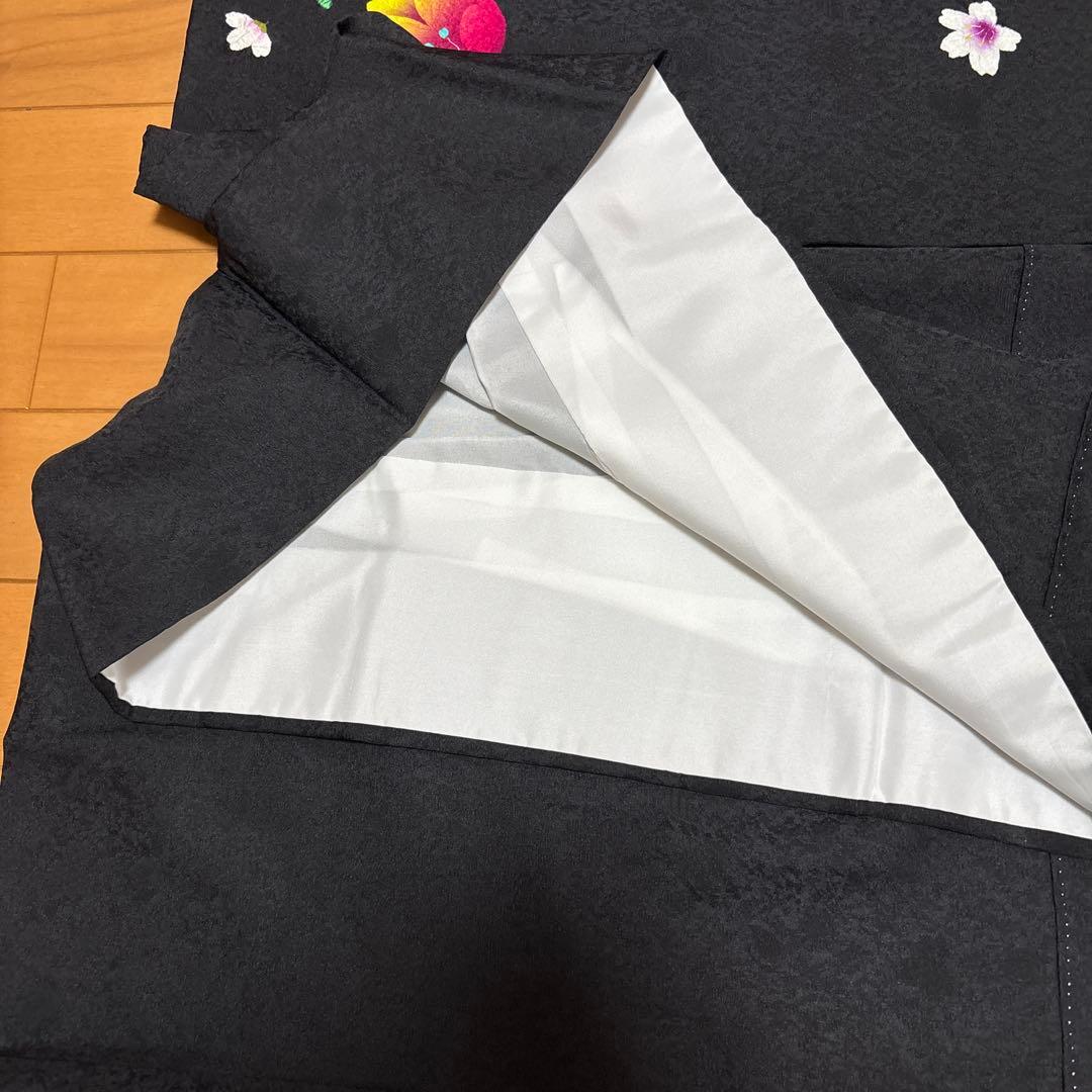 【12/19】振袖☆パステル花柄（黒色）