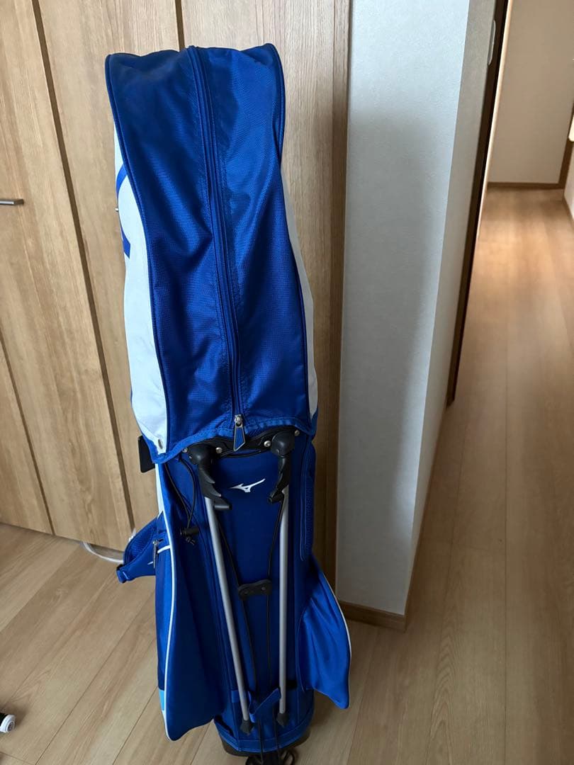 Mizuno キャディバッグ 青/白