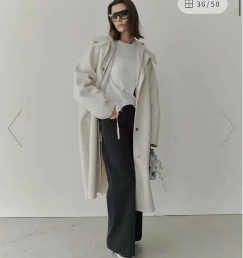 25AW ルシェルブルー　フードダブルフェイスコート