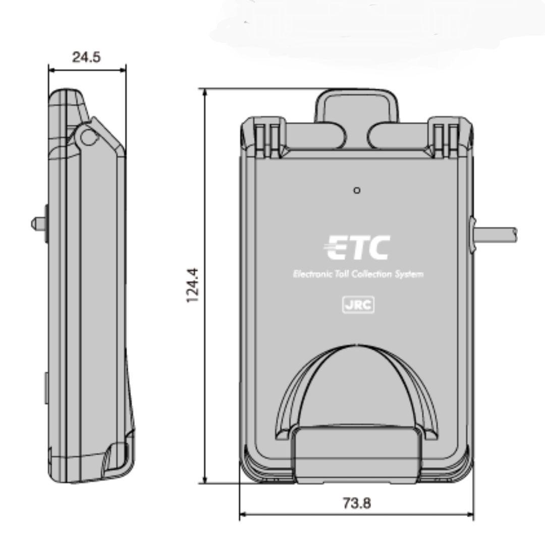 バイク用　ETC　日本無線　JRM-12　【888】