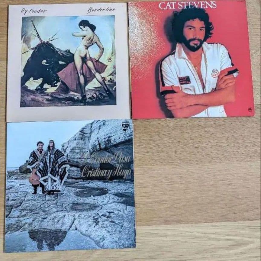 ライクーダー キャットスティーヴンス クリスティーナとウーゴ レコードセット