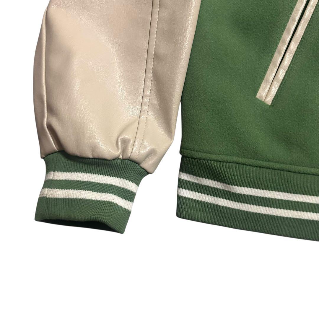 HUMAN MADE VARSITY JACKET グリーン L