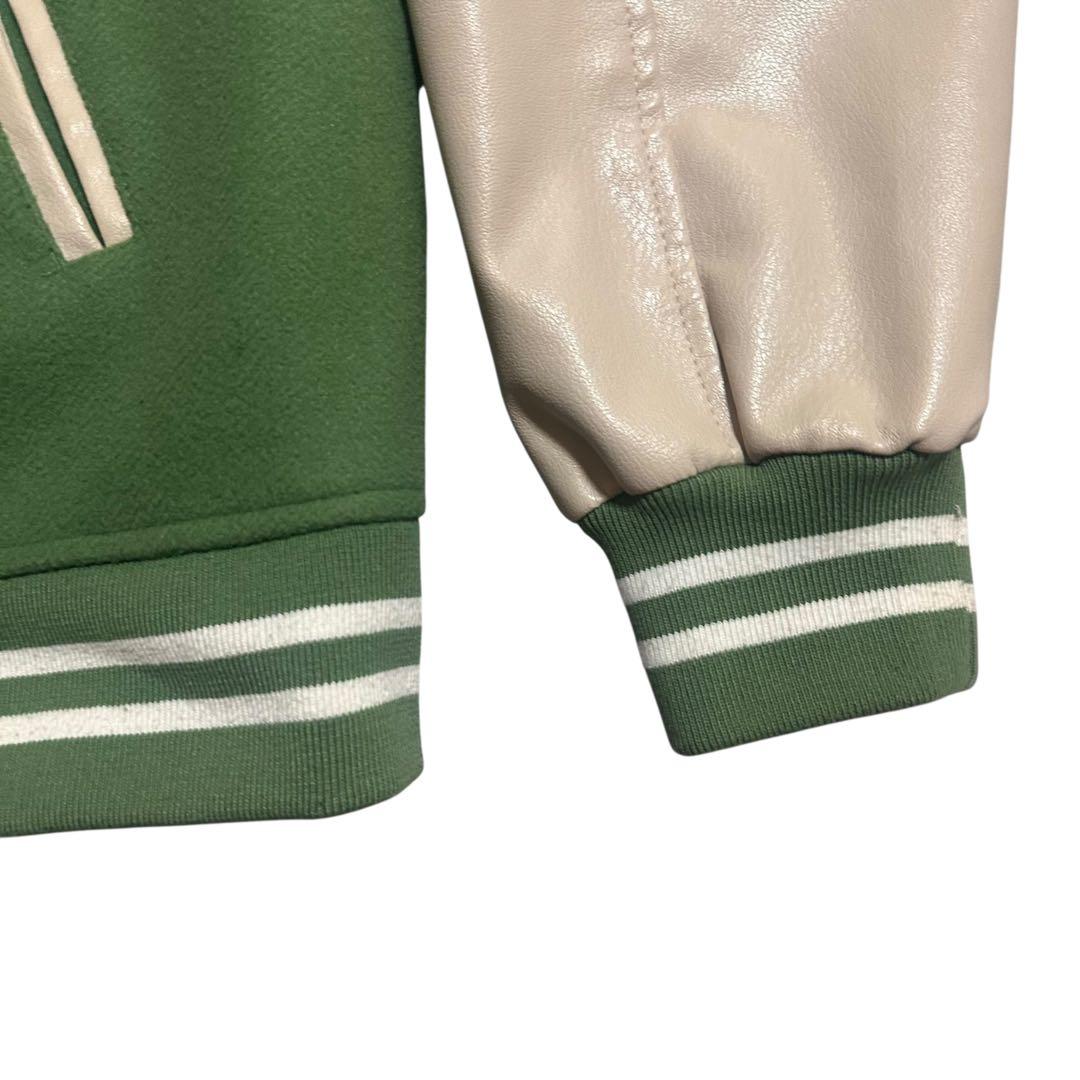 HUMAN MADE VARSITY JACKET グリーン L