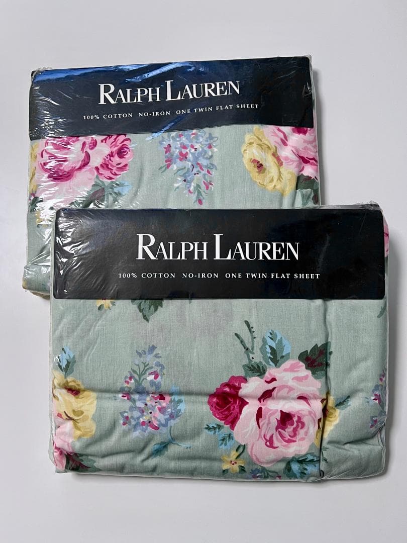 【新品】Ralph Lauren ラルフローレンホーム シングルシーツ USA製