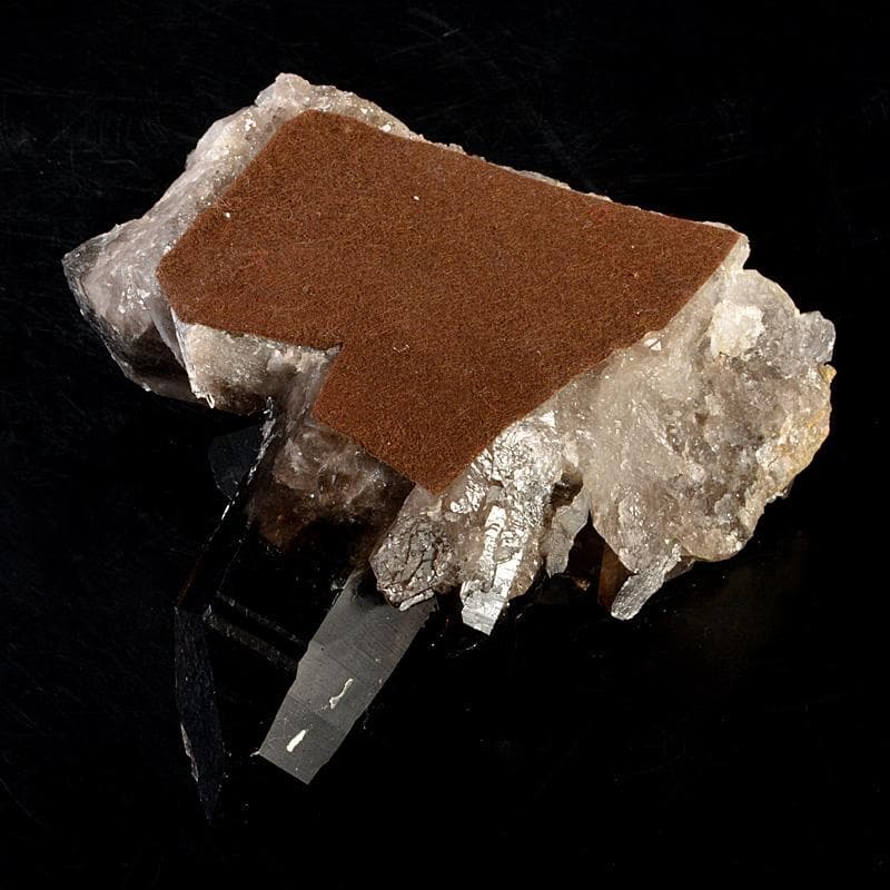 天然石彫刻　ラブラドライト　ロッククリスタル　虎目石　梟　置物　M　R7422