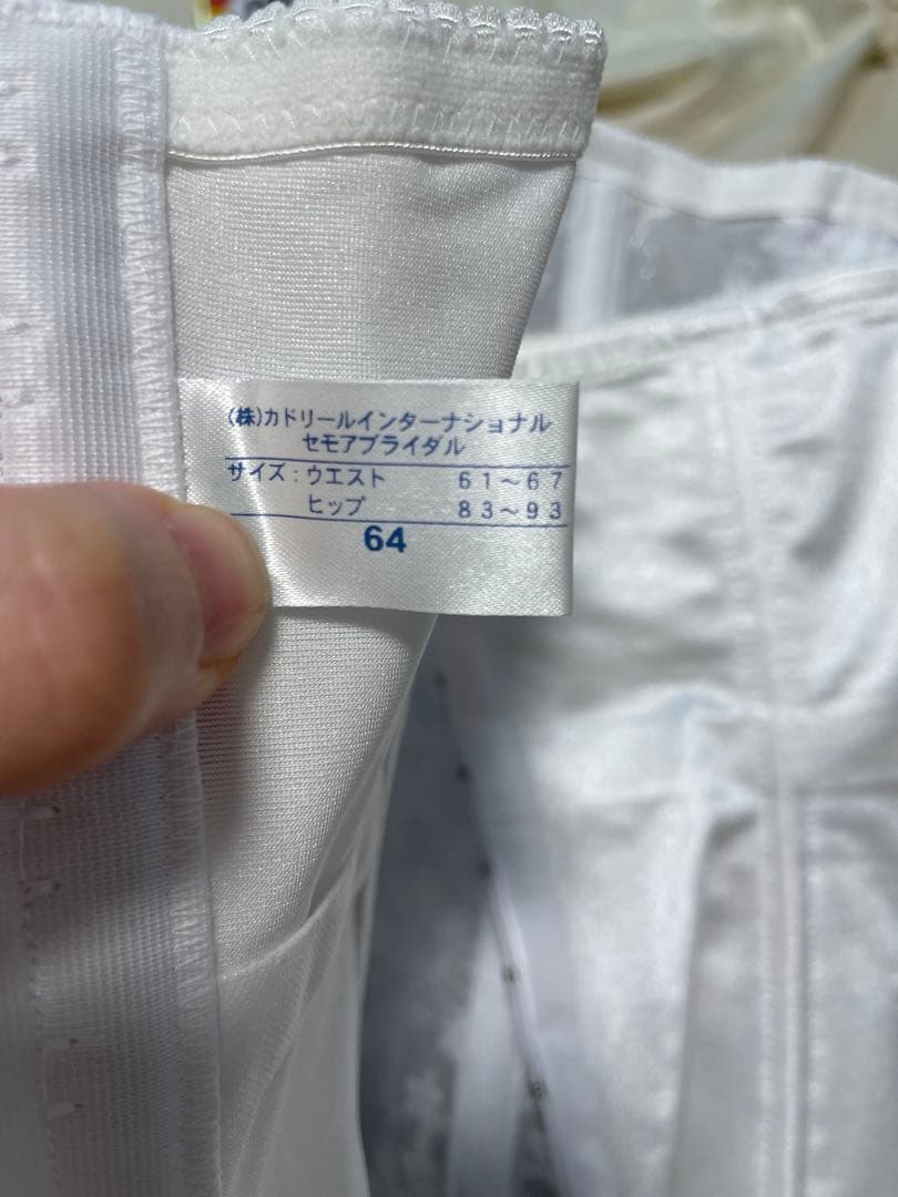 【美品】セモアブライダルインナー　D70/ニッパー64 説明用紙付き