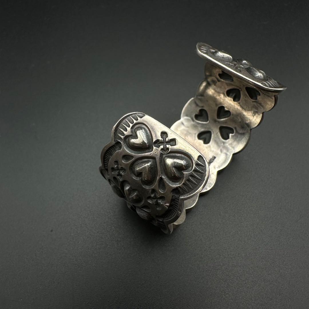 Navajo Sunshine Reeves スタンプワーク バングル