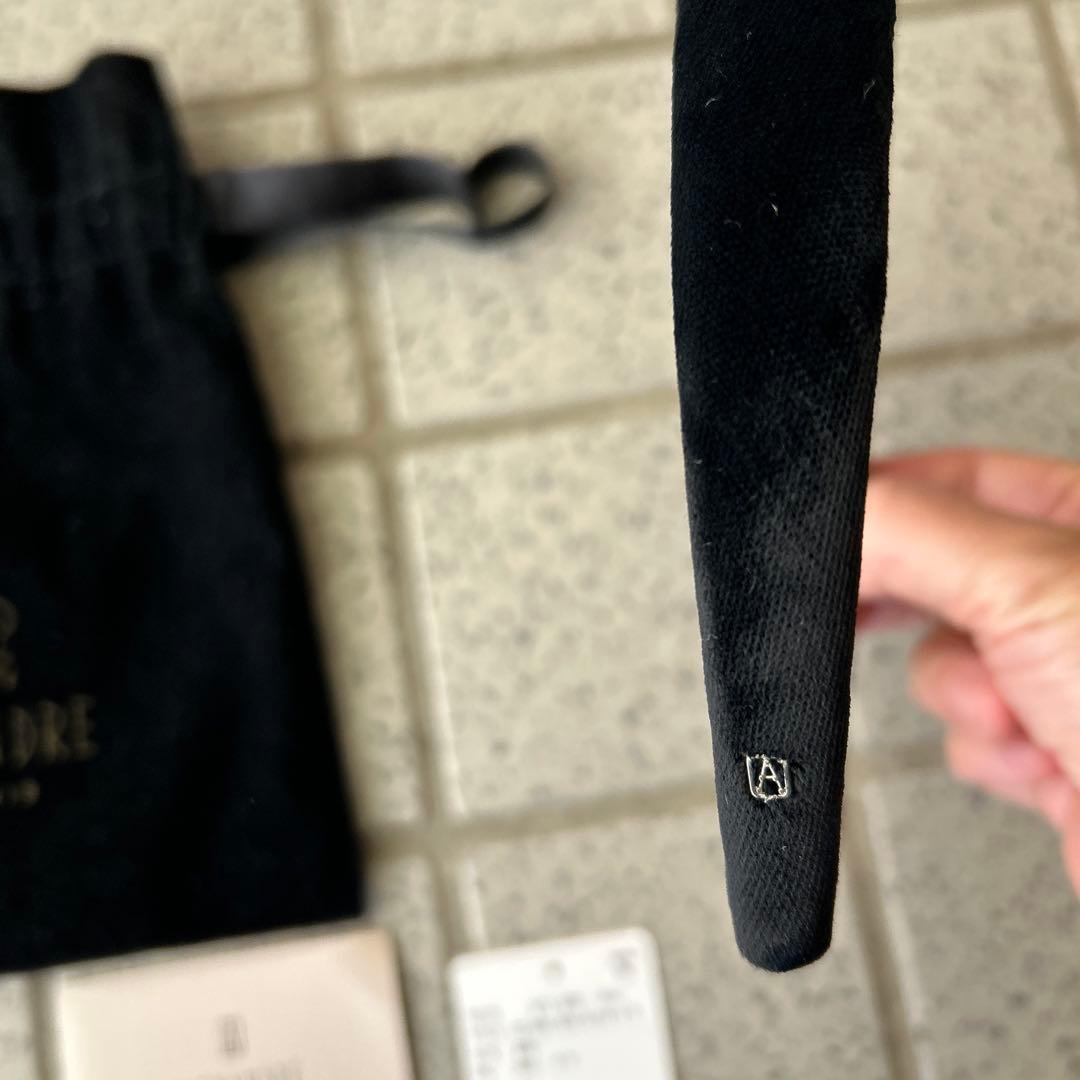 Alexandre de Paris ブラックベロアカチューシャ本日出品終了