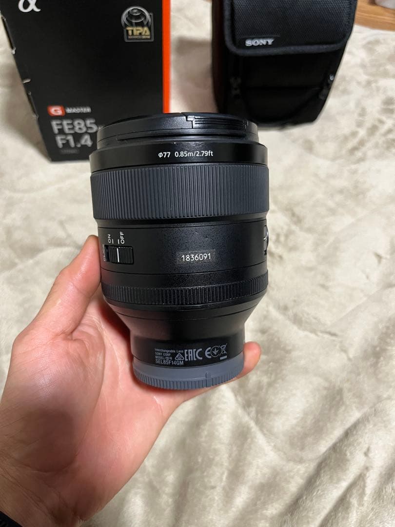 SONY FE 85mm F1.4 GM レンズ