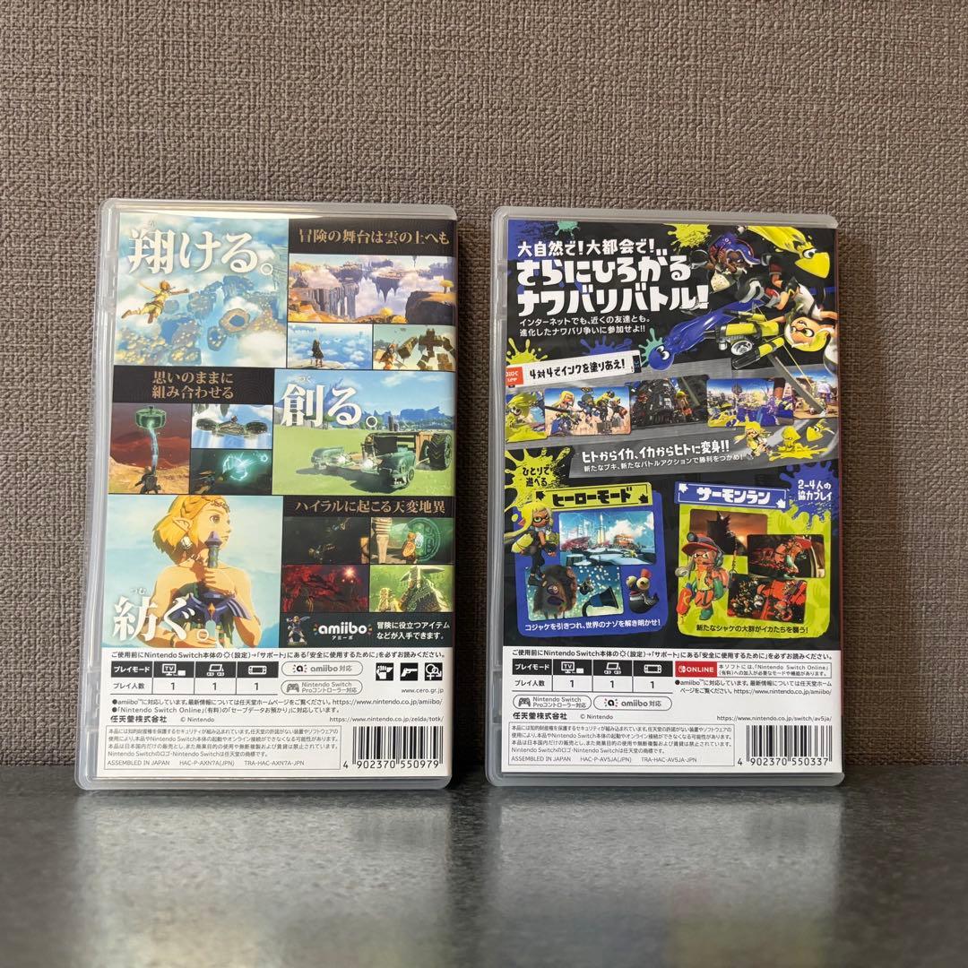 ゼルダの伝説ティアーズオブザキングダム　スプラトゥーン3 セット販売