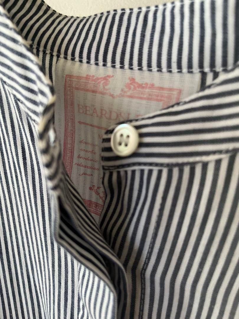 BEARDSLEYビアズリー　ストライプギャザーワンピース　サイズ1