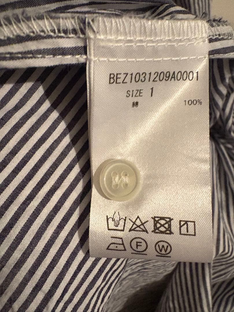 BEARDSLEYビアズリー　ストライプギャザーワンピース　サイズ1