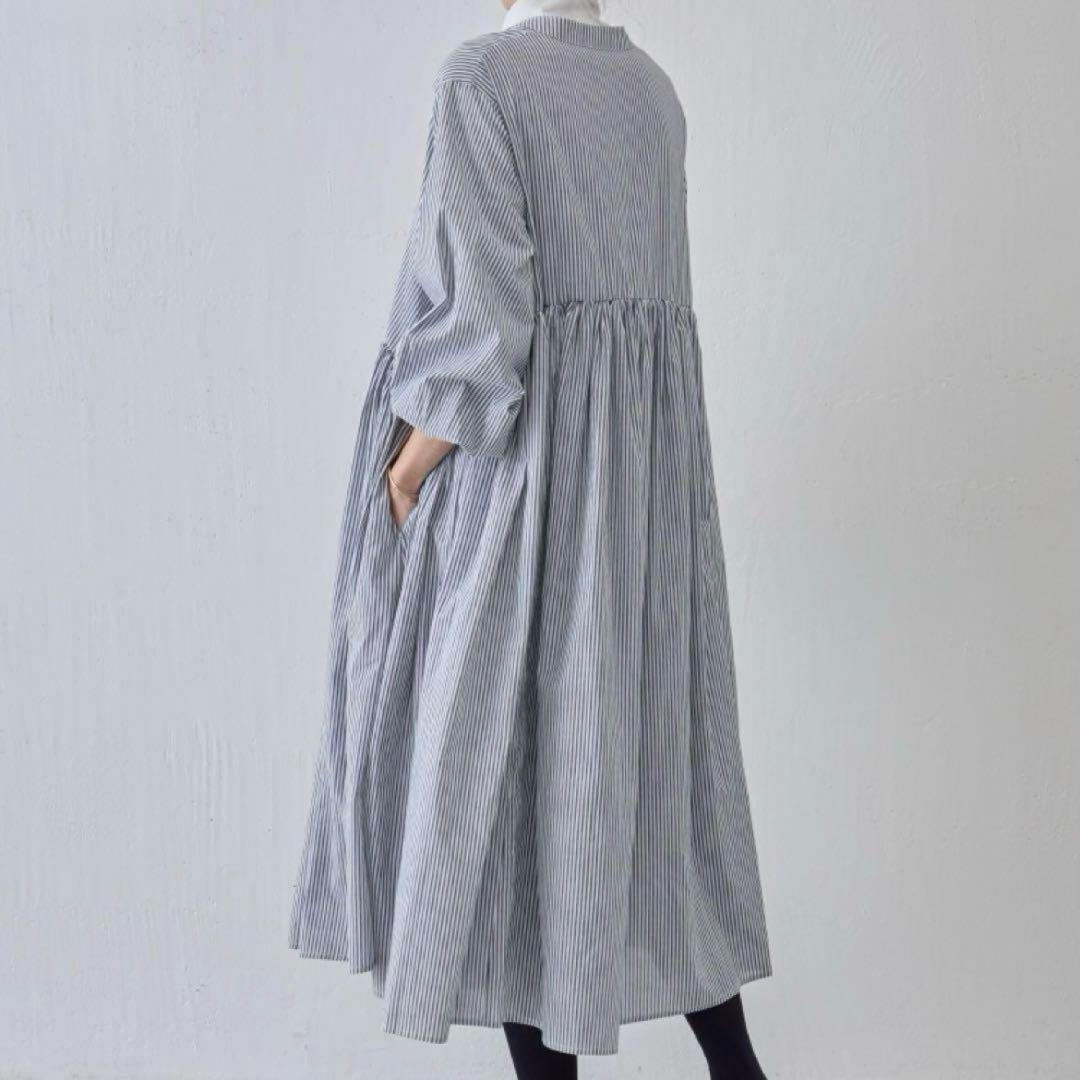 BEARDSLEYビアズリー　ストライプギャザーワンピース　サイズ1