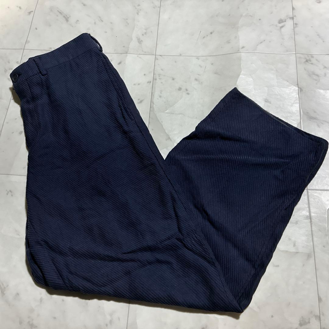 【高級ライン】GIORGIO ARMANI スーツ 伸縮性　ネイビー　近年モデル