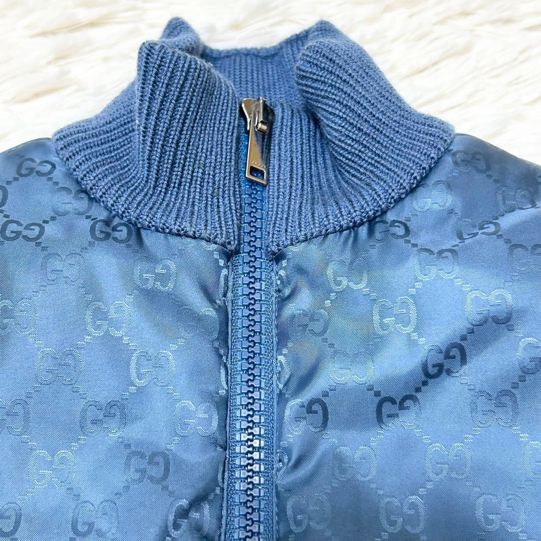 【美品】GUCCI グッチ キッズ ブルゾン コート ナイロン GGロゴ