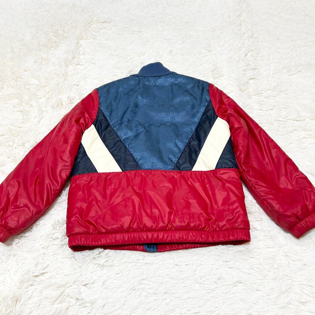【美品】GUCCI グッチ キッズ ブルゾン コート ナイロン GGロゴ