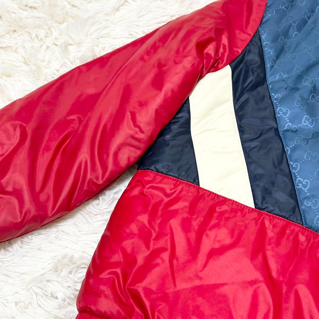 【美品】GUCCI グッチ キッズ ブルゾン コート ナイロン GGロゴ