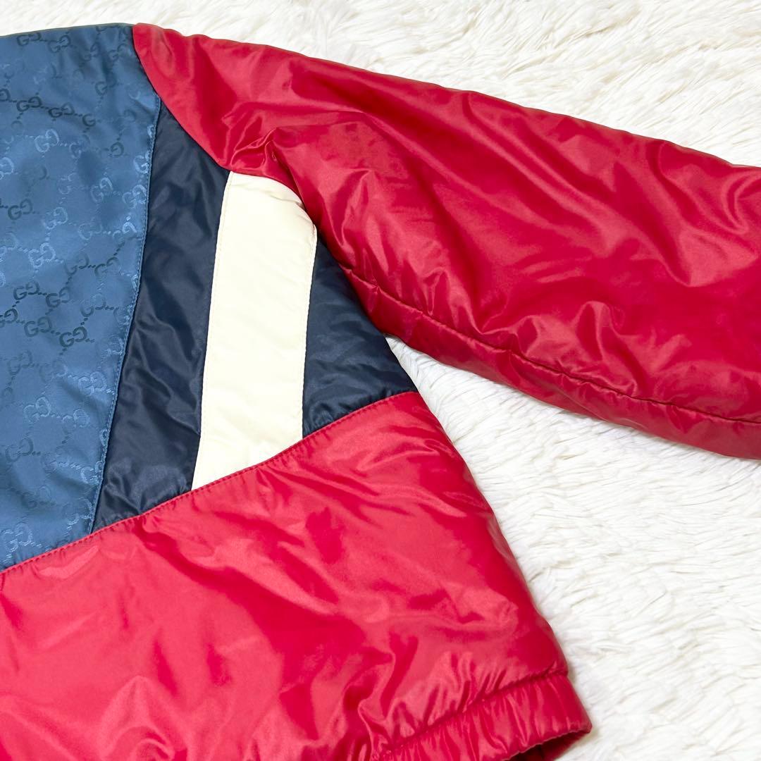 【美品】GUCCI グッチ キッズ ブルゾン コート ナイロン GGロゴ