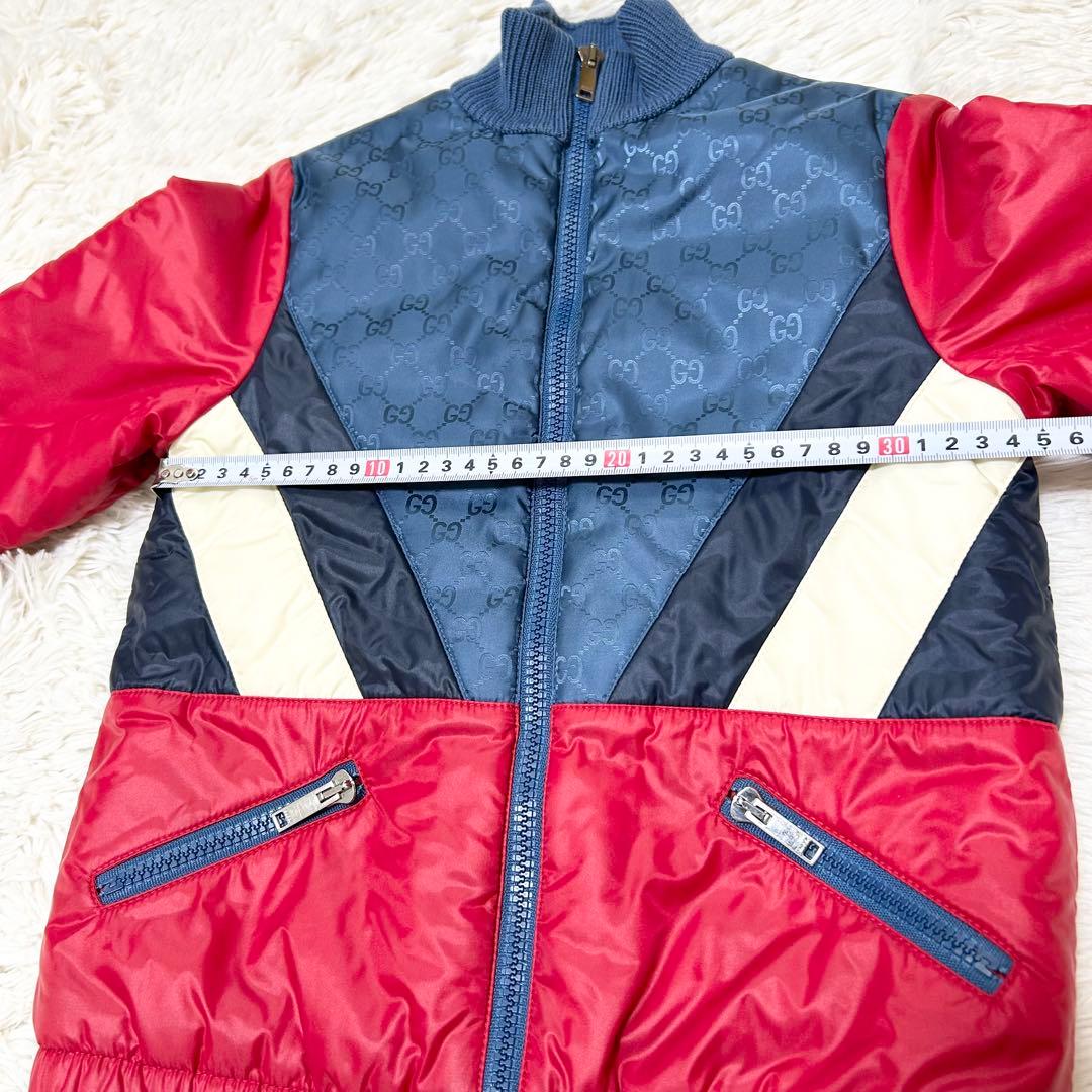 【美品】GUCCI グッチ キッズ ブルゾン コート ナイロン GGロゴ
