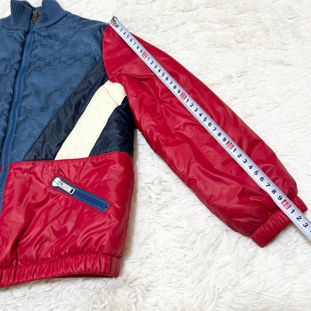 【美品】GUCCI グッチ キッズ ブルゾン コート ナイロン GGロゴ