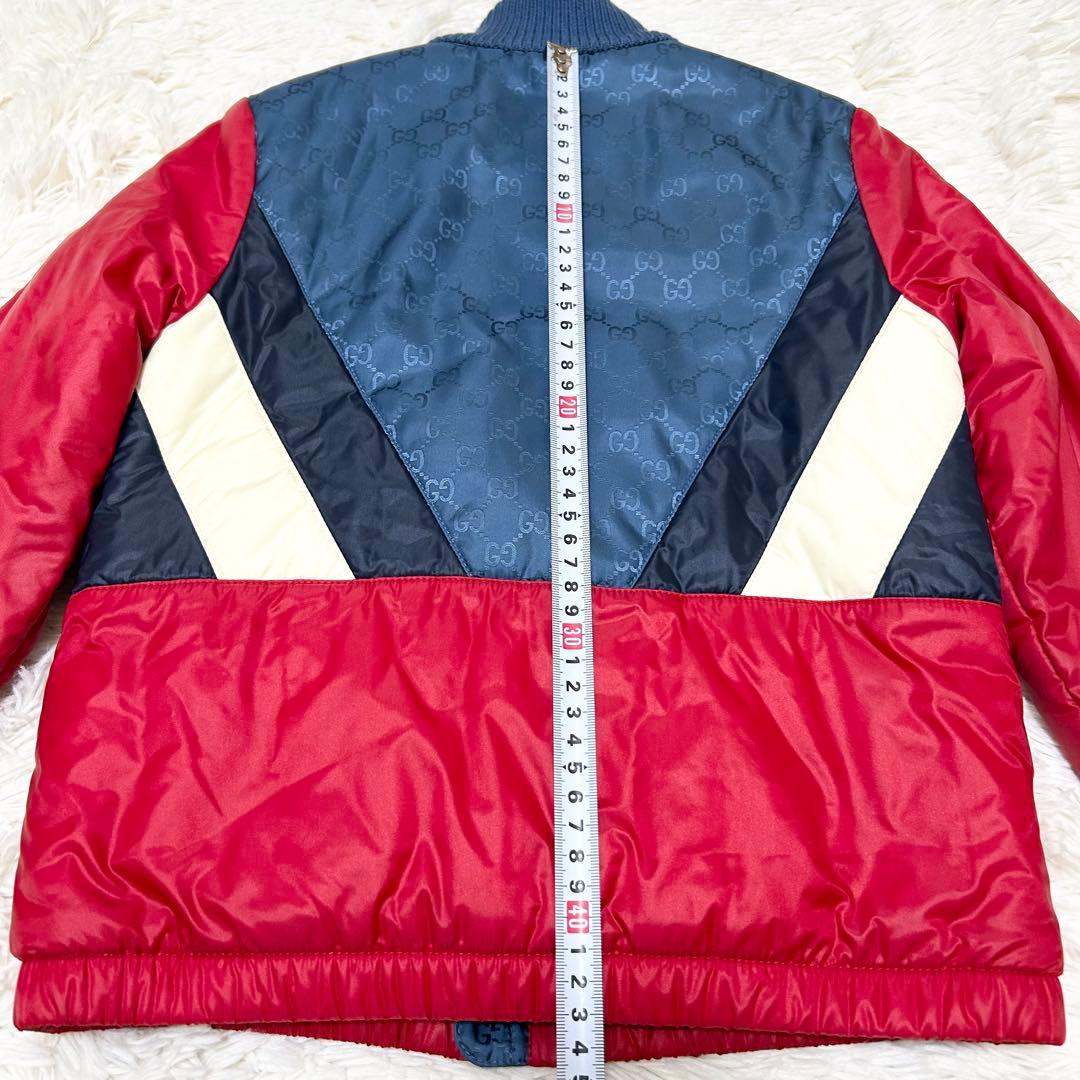 【美品】GUCCI グッチ キッズ ブルゾン コート ナイロン GGロゴ