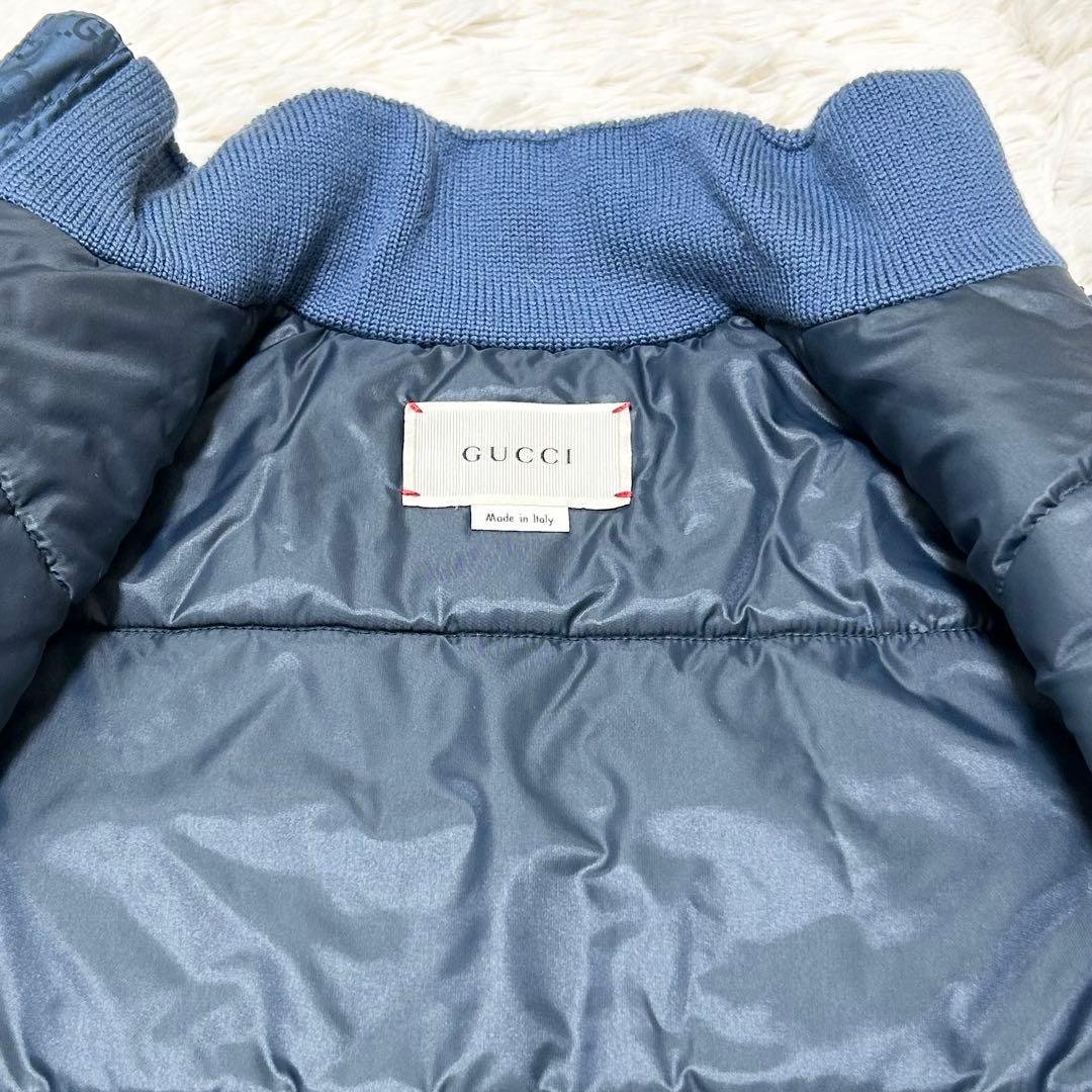 【美品】GUCCI グッチ キッズ ブルゾン コート ナイロン GGロゴ