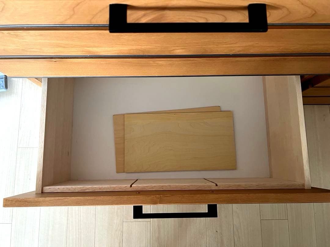 【日本製】リナ120キッチンカウンター　食器棚　作業台　カップボード　収納　国産