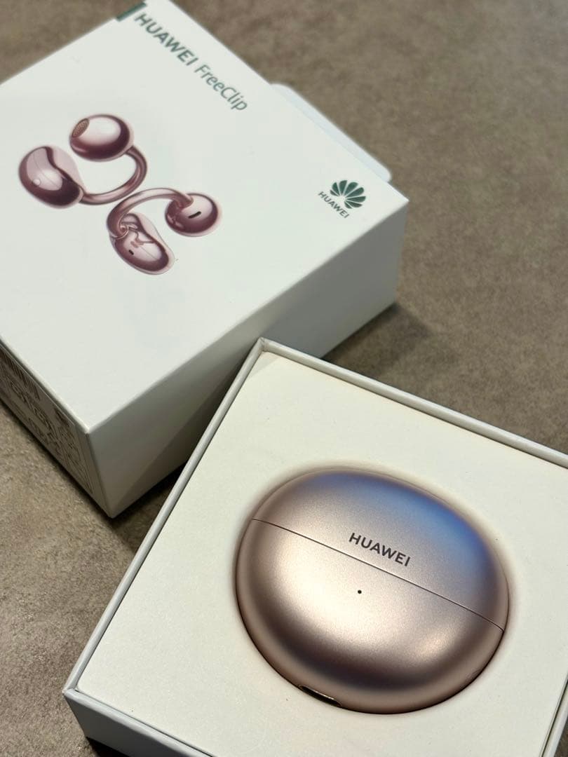 【美品】HUAWEI FreeClip ワイヤレスイヤホン