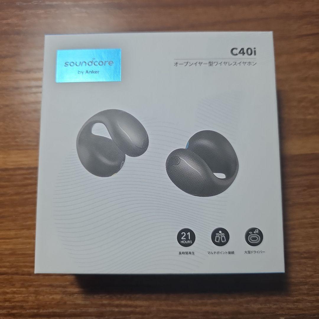 【新品未開封】Anker Soundcore C40i 黒 イヤーカフ型イヤホン