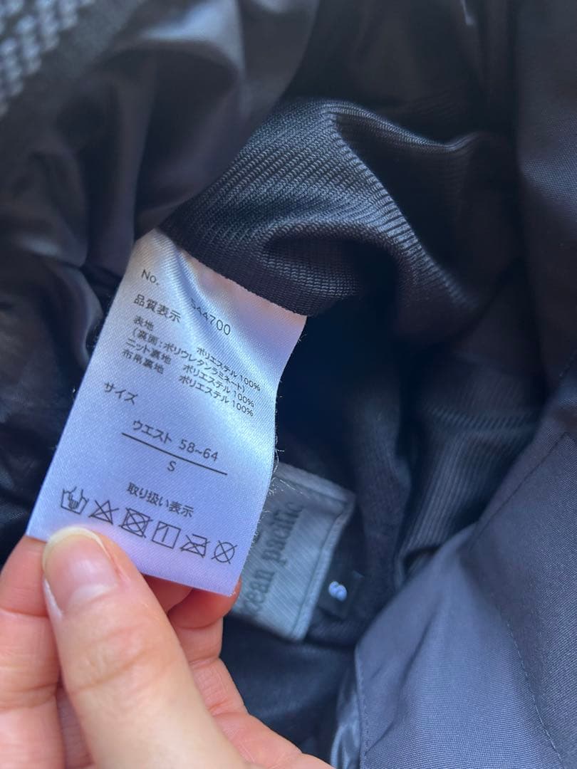 オーシャンパシフィック スノーボードウェア 上下セット Sサイズ ブラック