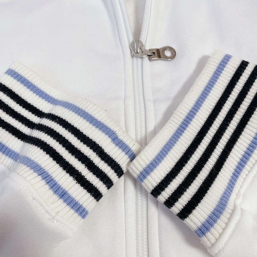 美品　バーバリーブラックレーベル　ワッペン付　スウェット　ジャージ　3 白